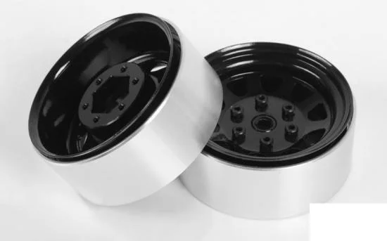 RC4WD Stamped Steel 1.7 Beadlock Wagon Wheels (Black) RC4WD — image 5 of 7