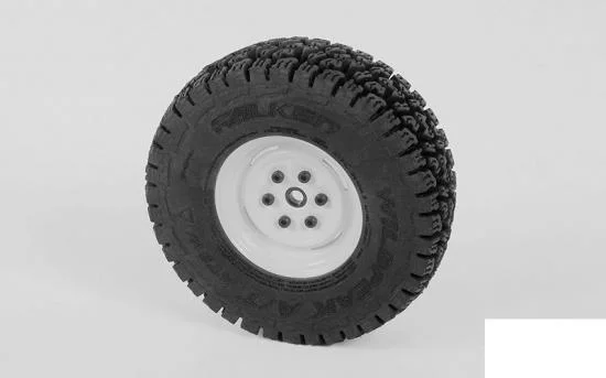 RC4WD Vintage Yota 6 Lug Stamped Steel 1.55 Beadlock Wheels (White) RC4WD — image 6 of 7
