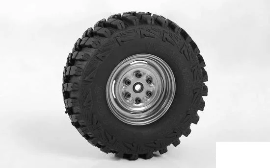 RC4WD Vintage Yota 6 Lug Stamped Steel 1.55 Beadlock Wheels (Clear) RC4WD &mdash; image 5 of 7