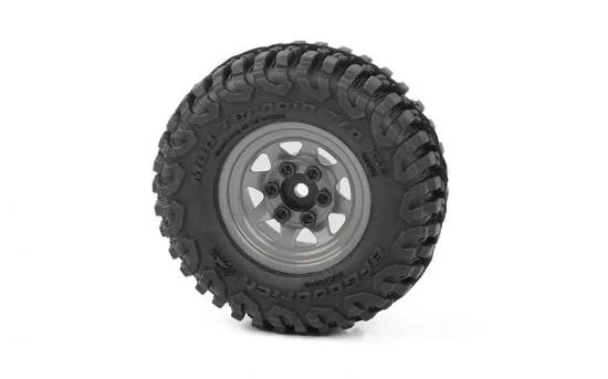 RC4WD Stamped Steel 1.0 Stock Beadlock Wheels (Plain) (4) — image 4 of 6