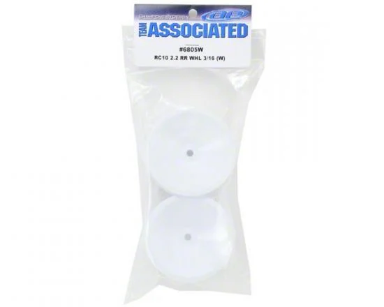 Associated RC10 2.2 Rear Wheel White (For 3/16 Axle) &mdash; image 2 of 3