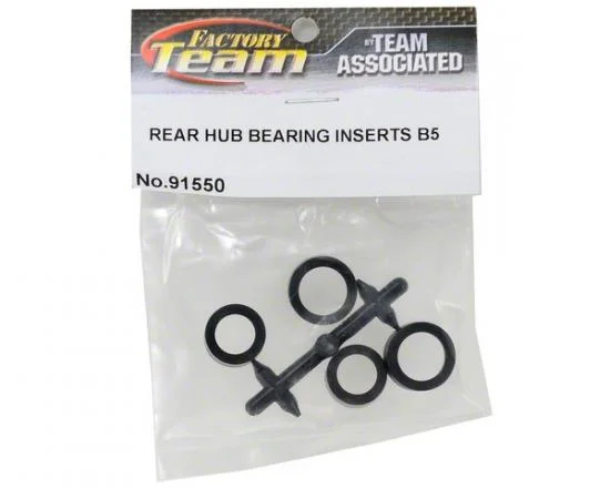Associated B5/B5M Aluminium Rear Hub Bearing Inserts &mdash; image 2 of 2