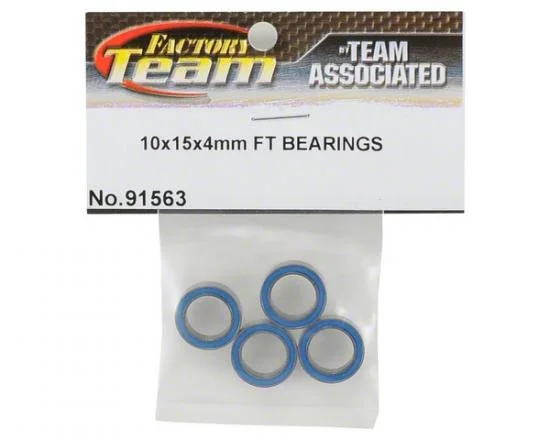 Associated B5/B5M 10 X 15 X 4 mm Factory Team Bearings (4) — image 2 of 2