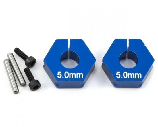 Associated Factory Team Clamping Wheel Hex 5.0mm Offset (2) — image 1 of 4