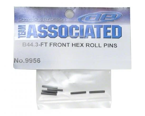 Associated B44.3 Front Hex Roll Pins For As9955 12mm Hexes (6) &mdash; image 2 of 2