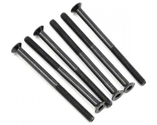 Axial M3x45mm Hex Socket Flat Head (Black) (6pcs) — image 1 of 3
