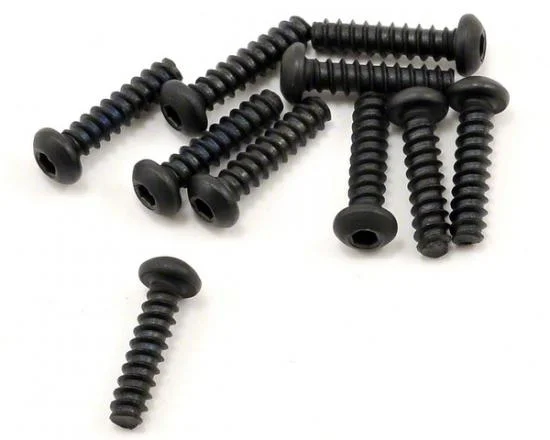 Axial M2.6x10mm Hex Socket Tapping Button Head (Black) (10) — image 1 of 3