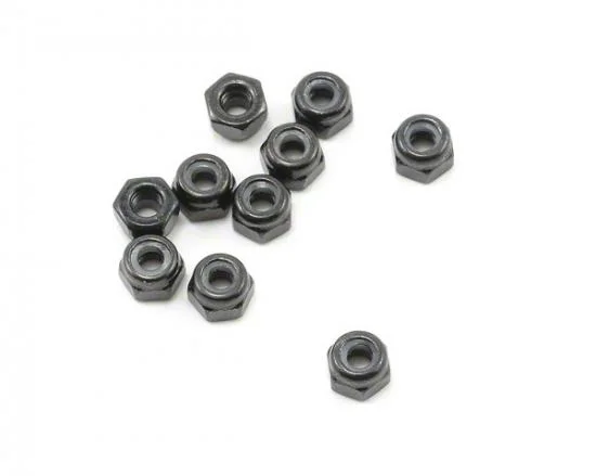 Axial M3 Nylon Locking Hex Nut (Black) (10) — image 1 of 3