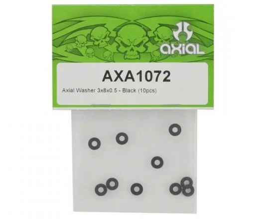 Axial Washer 3x8x0.5 - black (10) — image 2 of 3