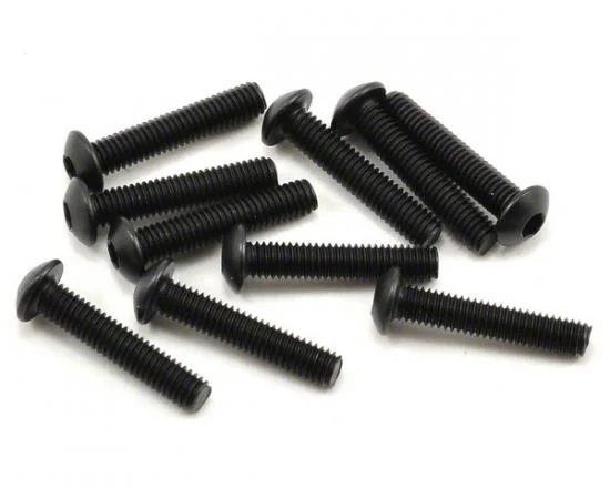 Axial M3x15MM Hex Socket Button Head (Black) (10) — image 1 of 3