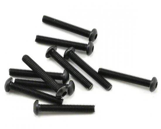 Axial M3x20mm Hex Socket Button Head (Black) (10) — image 1 of 3