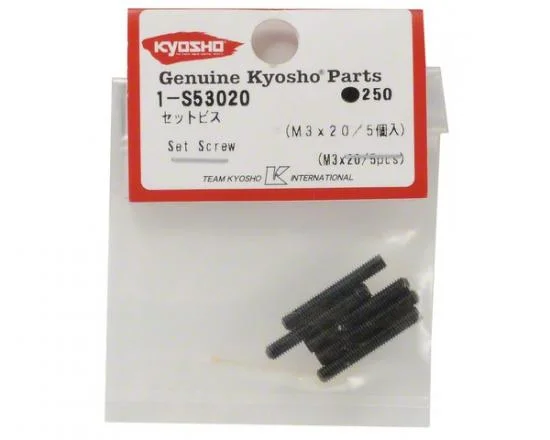 Kyosho Metallic Headless Set Screws 3X20mm (5) — image 3 of 3