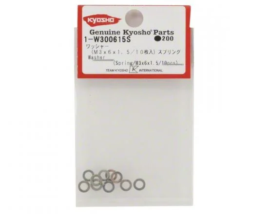 Kyosho Spring Washers 3X6X1.5mm (10) — image 3 of 4