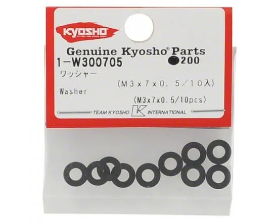 Kyosho Washers 3X7X0.5mm (10) — image 3 of 8