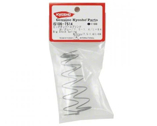 Kyosho Big Shock Springs M 7.5-1.4/84mm Grey (2) — image 3 of 4
