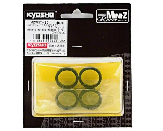 Kyosho Miniz Racing Radial Tyres 30 Shore (4) — image 2 of 3