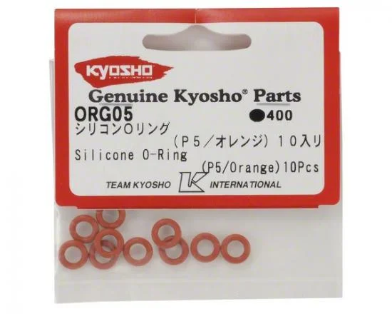Kyosho Silicone O-Ring (P5/Orange) (10) — image 3 of 3