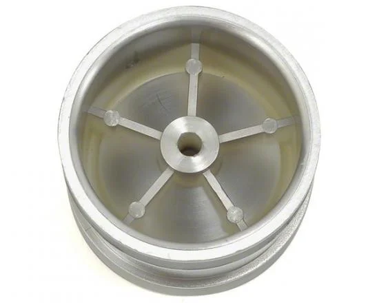 Kyosho Rear Wheel (2) Scorpion 2014 - Shiny Chrome — image 3 of 5