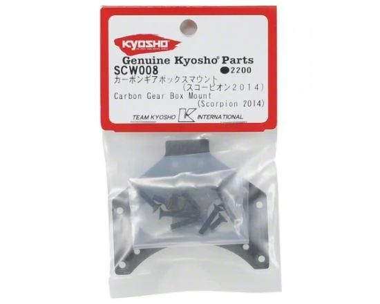 Kyosho Carbon Gear Box Mount Scorpion 2014 — image 3 of 3