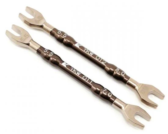Kyosho Team Kanai Spanner Set - 5.5-7.0mm + 6.5-8.0mm Spanners — image 2 of 3
