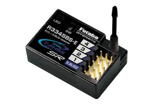 Futaba R334SBS-E 4 Channel S BUS Telemetry Receiver — image 2 of 5