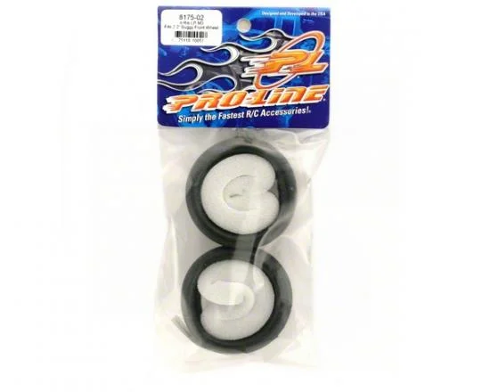 ProLine 4-Rib Tyres - Fit 2WD Buggy Front - 1 Pair - M3 — image 2 of 3