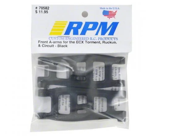 RPM Front A Arms For 1:10 ECX Torment/Ruckus/Circuit - Black — image 2 of 2