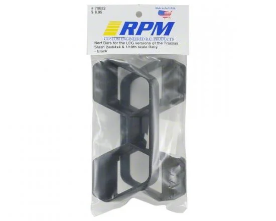 RPM Nerf Bars for Traxxas Slash LCG 4X4/Rally - Black — image 2 of 3