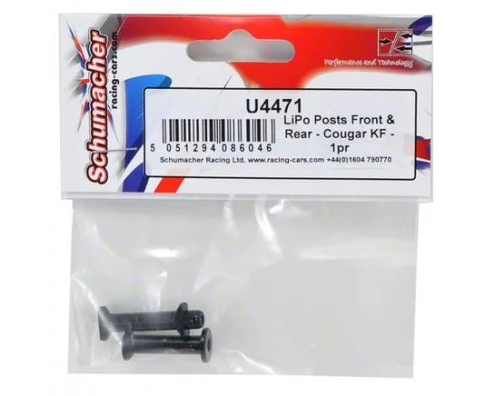 LiPo Posts Front & Rear - Cougar KF - 1pr &mdash; image 3 of 3