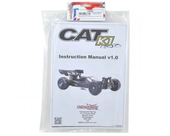 Instruction Manual - CAT K1 Aero &mdash; image 3 of 3