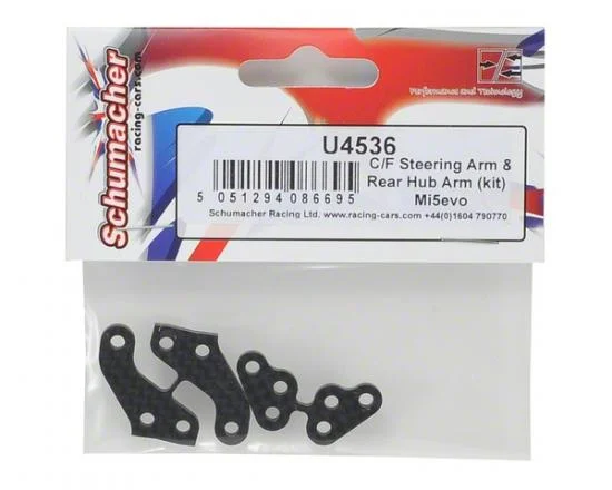 Carbon Fibre Steering Arm & Rear Hub Arm (kit) - Mi5evo — image 2 of 2