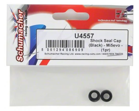 Shock Seal Cap (Black) - Mi5evo - (1pr) — image 2 of 2