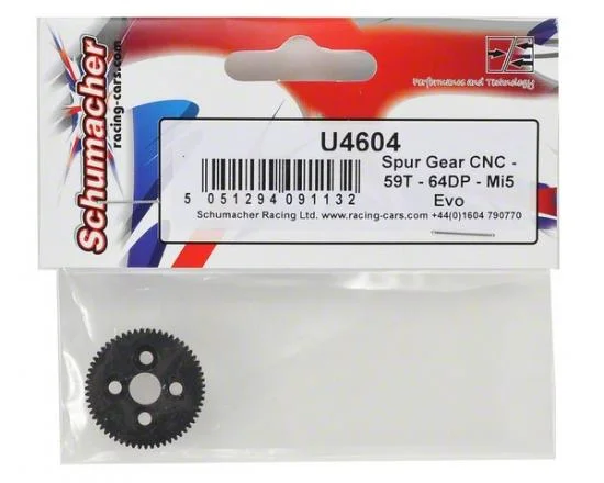 Spur Gear CNC - 59T - 64DP - Mi4/5 — image 2 of 2