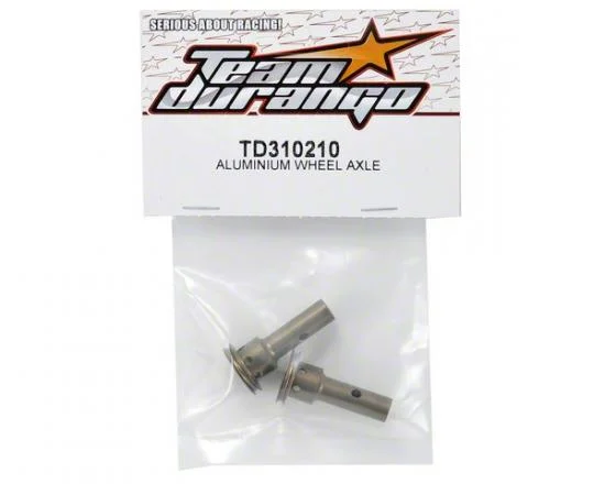Team Durango Aluminium Wheel Axle DEX408/DNX408 (2) — image 2 of 2