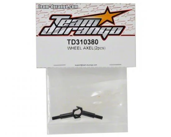 Team Durango Wheel Axle Set DETC410 — image 2 of 2