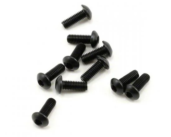 Team Durango Button Head Hex Screw 3x8mm (10) — image 1 of 2
