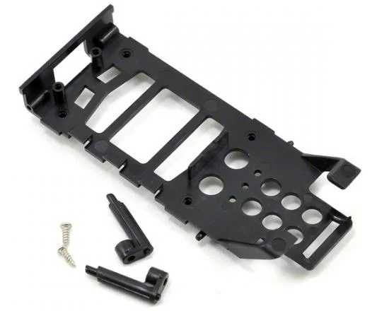Traxxas Main frame battery holder (1)/ canopy mounting posts (2)/ screws (2) — image 2 of 3