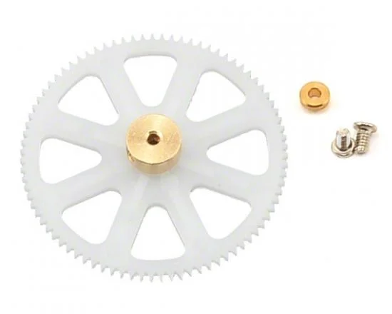 Traxxas Main gear lower (1) (for inner main shaft)/ bushing (1)/ screws (2) — image 2 of 3