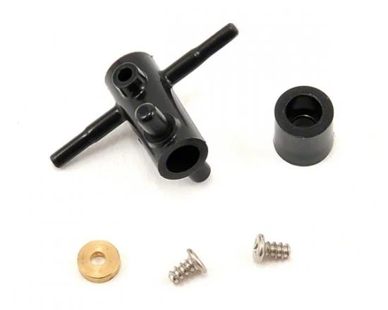 Traxxas Rotor head lower (1)/ screws (2) — image 2 of 3