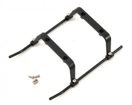 Traxxas Landing skid set (black-anodized)/ screws (4) (assembled) — image 2 of 3