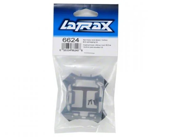 Traxxas Main frame lower (black) / 1.6x5mm BCS (self-tapping) (4) &mdash; image 2 of 2