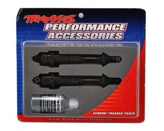 Traxxas Shocks GTR xx-long hard-anodized PTFE-coated bodies with TiN shafts (assembled) (2) (without springs) — image 3 of 3