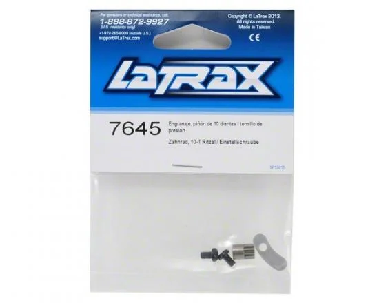 Traxxas Gear 10-T pinion / set screw &mdash; image 2 of 2