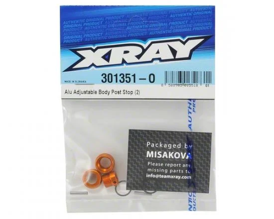 XRay Aluminium Adjustable Body Post Stop (2) — image 3 of 5