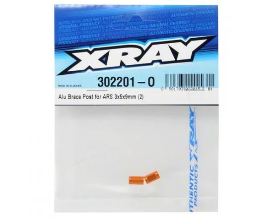 XRay Aluminium Brace Post For Ars 3X5X9mm (2) — image 3 of 3