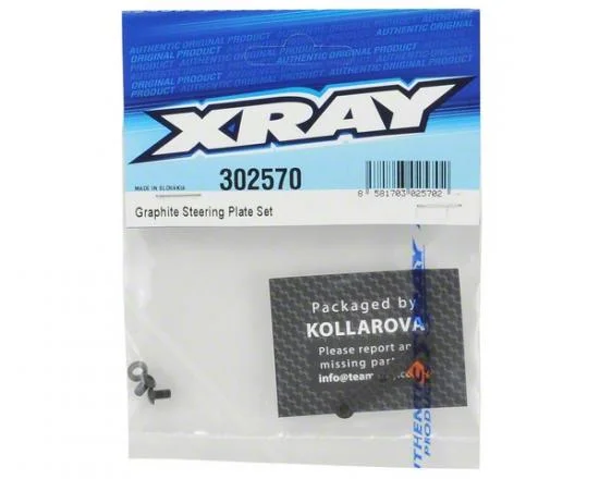 XRay Graphite Steering Plate Set — image 3 of 5
