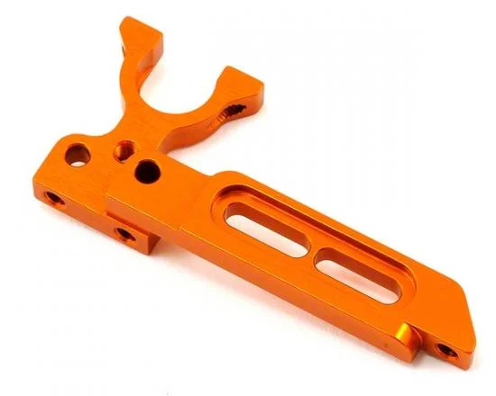 XRay T415 Aluminium Motor Mount - Orange — image 2 of 3