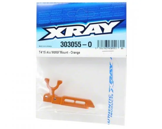 XRay T415 Aluminium Motor Mount - Orange — image 3 of 3