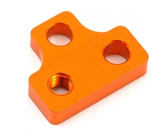 XRay T415 Aluminium Motor Mount Plate - Orange &mdash; image 2 of 3