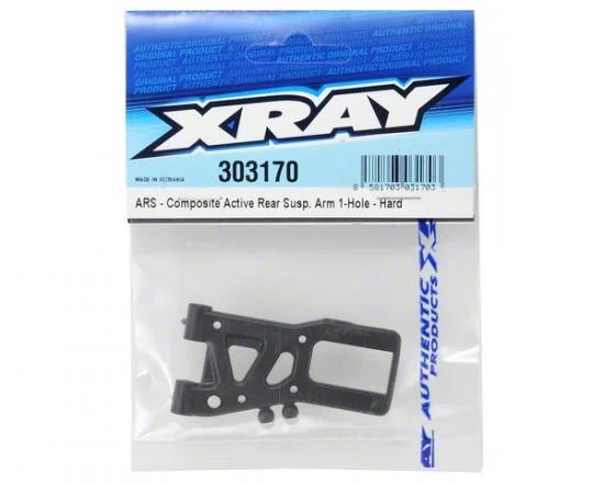 XRay Ars - Active Rear Suspension Arm - Hard - 1-Hole — image 3 of 3